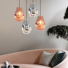 Färgglad Hänglampa Soap Bubble Glass Taklampa Island Lamp