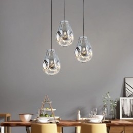 Färgglad Hänglampa Soap Bubble Glass Taklampa Island Lamp