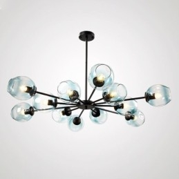 Nordic Glass Pendel Light Magic Bean Shape Lampa Ljuskrona Belysning