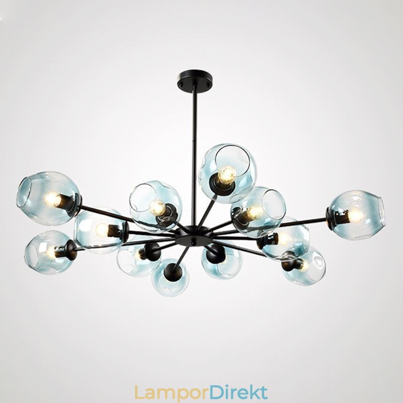 Nordic Glass Pendel Light Magic Bean Shape Lampa Ljuskrona Belysning