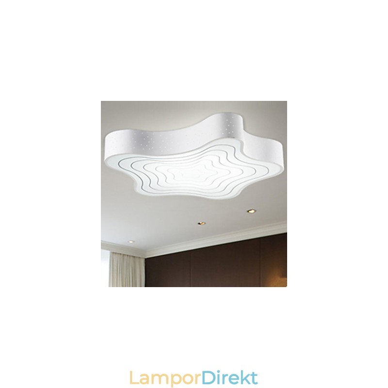 Modern Samtida Målning Metal Flush Mount