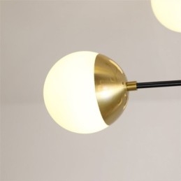 Nordic Glass Pendel Light Magic Bean Shape Ljuskrona Lighting Lamp