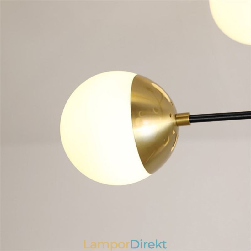 Nordic Glass Pendel Light Magic Bean Shape Ljuskrona Lighting Lamp