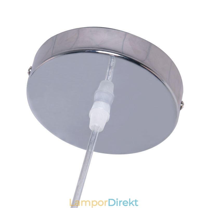 Klassisk Glas Taklampa Trä Horn Lampa Creative Lighting