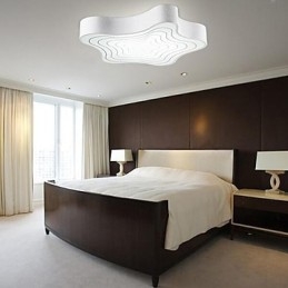 Modern Samtida Målning Metal Flush Mount