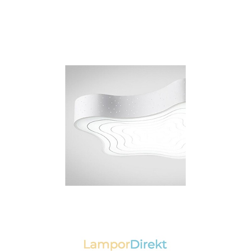 Modern Samtida Målning Metal Flush Mount