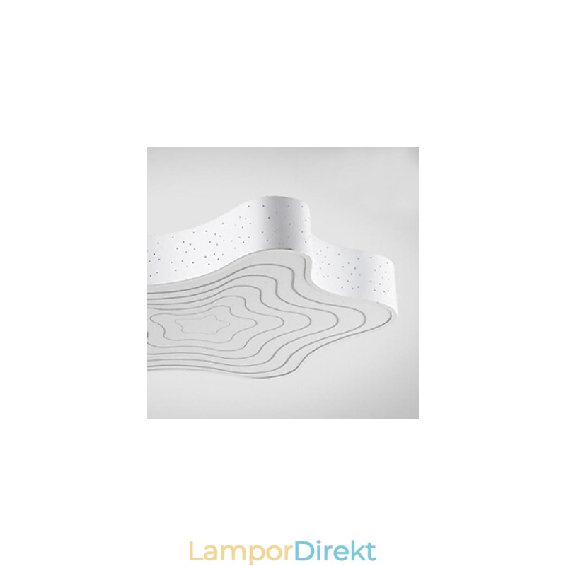 Modern Samtida Målning Metal Flush Mount
