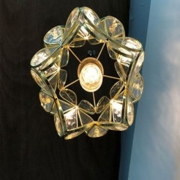 Nordic Creative Pendellampa Glas Hembelysning Kronbladsform Lampa Sänglampa
