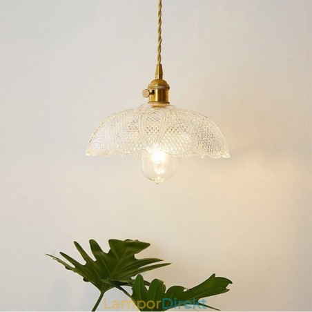 Stor Taklampa Med Klart Ribbad Glas Hembelysning Med Vridströmbrytare Lampa Lugnande Värmeljus Stor Taklampa Med Klart Ribbad Glas Hembelysning Med Vridströmbrytare Lampa Lugnande Värmeljus