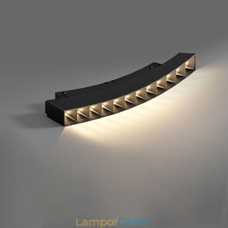 Cirkulär Spårljus Magnetisk Infälld Spårbelysningsarmatur 150Cm