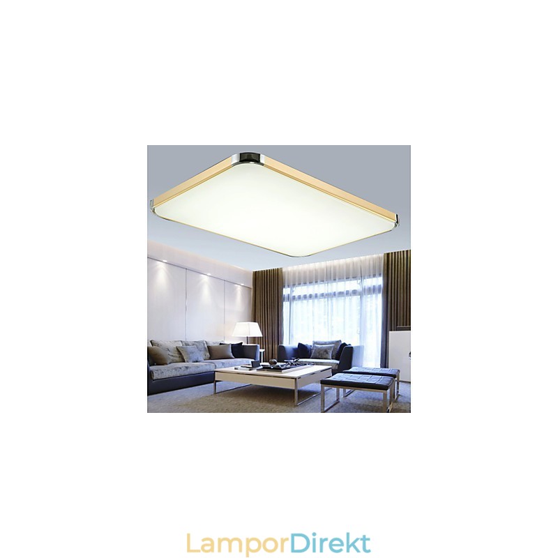 Flush Mounte Light Modern Aluminium Sittlampa Rektangel Iphone 5 Form Med Ljus Justerbar