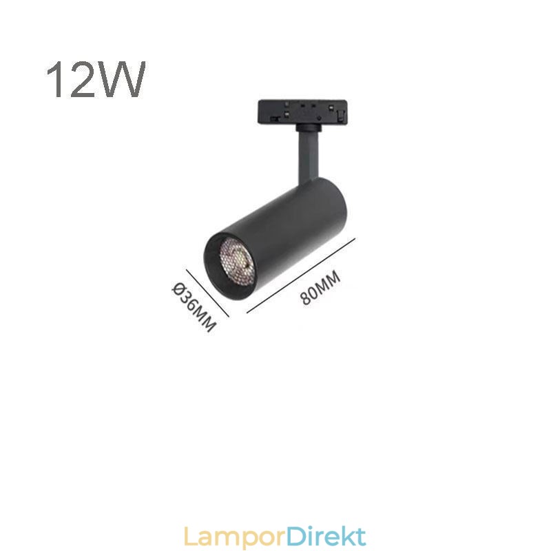 Circular Track Light System Magnetisk Infälld Spårbelysningsarmatur 120Cm