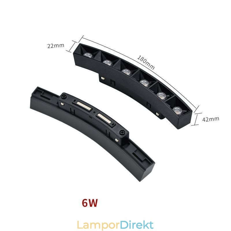 Circular Track Light System Magnetisk Infälld Spårbelysningsarmatur 120Cm