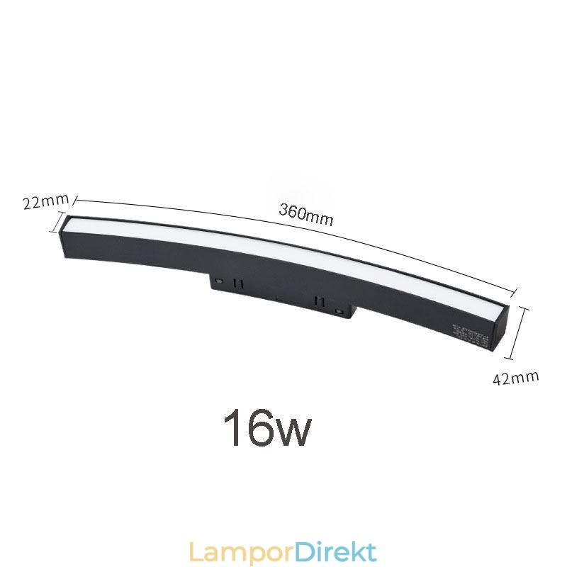 Circular Track Light System Magnetisk Infälld Spårbelysningsarmatur 120Cm