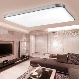 Flush Mounte Light Modern Aluminium Sittlampa Rektangel Iphone 5 Form Med Ljus Justerbar