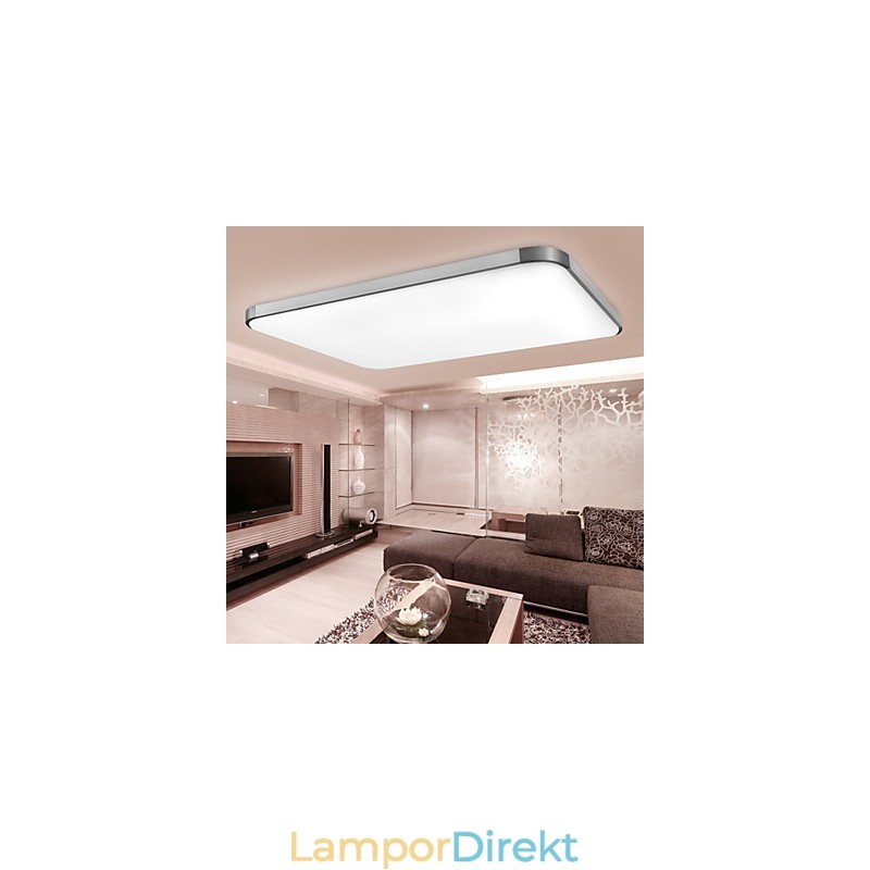 Flush Mounte Light Modern Aluminium Sittlampa Rektangel Iphone 5 Form Med Ljus Justerbar