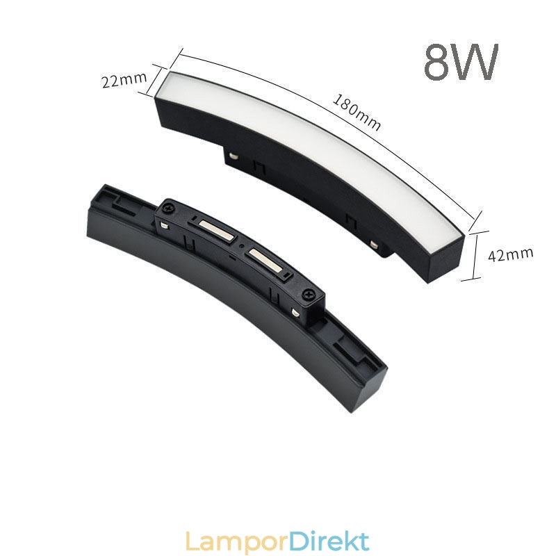 Spårljus Magnetisk Infälld Cirkulär Spårbelysningsarmatur 120Cm