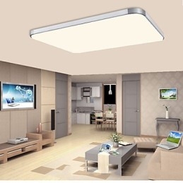 Flush Mounte Light Modern Aluminium Sittlampa Rektangel Iphone 5 Form Med Ljus Justerbar
