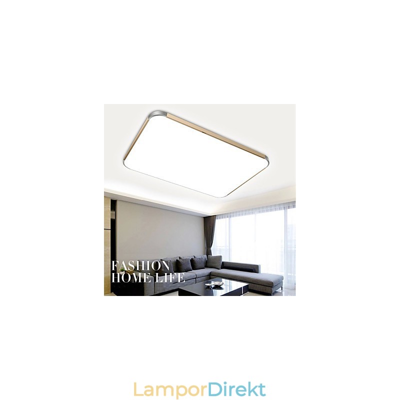 Flush Mounte Light Modern Aluminium Sittlampa Rektangel Iphone 5 Form Med Ljus Justerbar