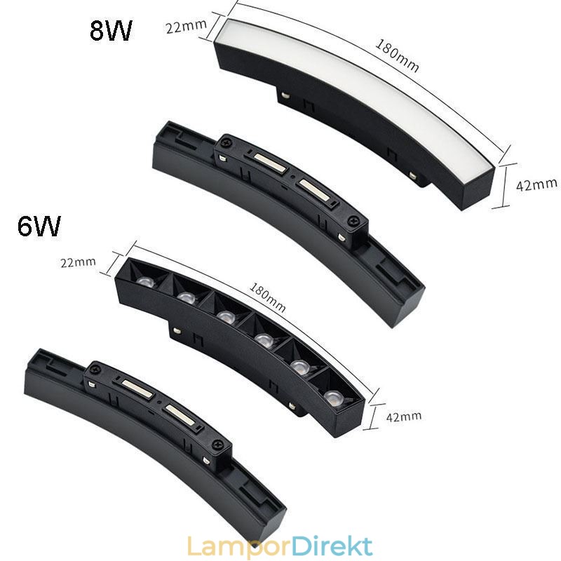 Circular Magnetic Track Light Infälld Spotlight Dekorativ Light 80Cm