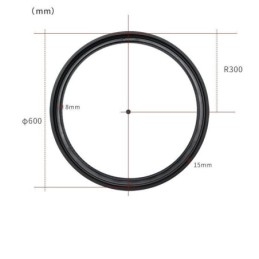 Circular Track Light Magnetisk Infälld Spotlight Dekorativ Light 60Cm