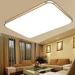 Flush Mounte Light Modern Aluminium Sittlampa Rektangel Iphone 5 Form Med Ljus Justerbar