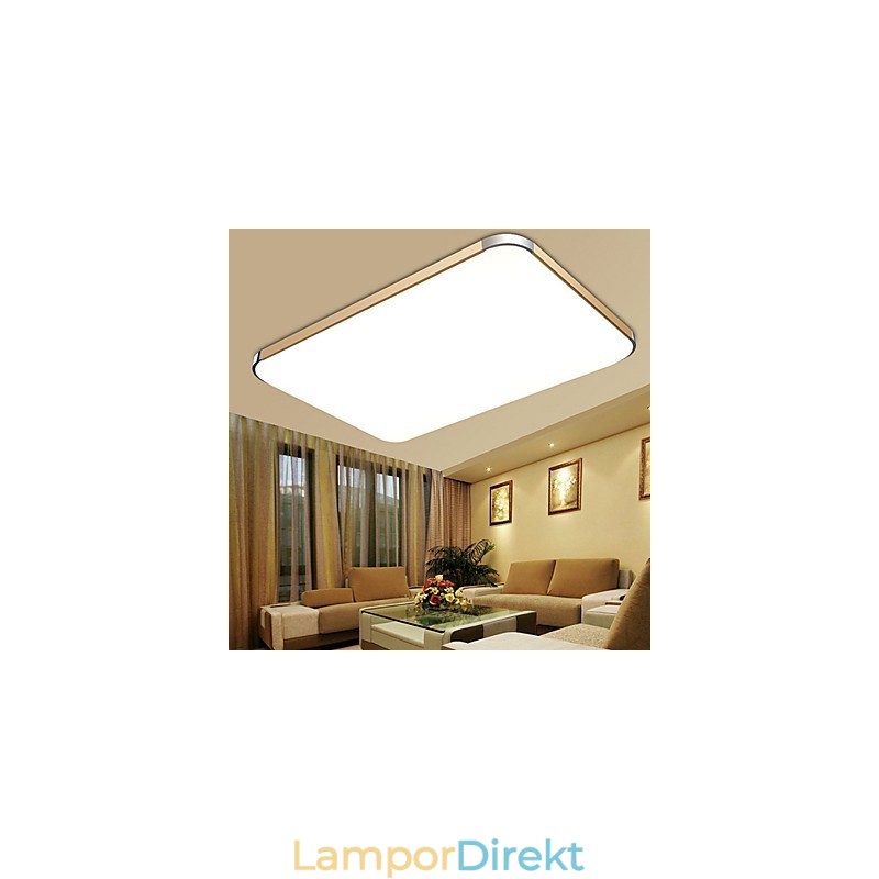 Flush Mounte Light Modern Aluminium Sittlampa Rektangel Iphone 5 Form Med Ljus Justerbar