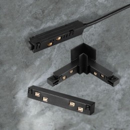 Magnetisk Spårbelysning Tillbehör Infälld Spårskena Hörnkoppling