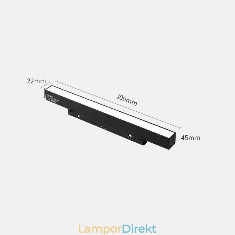 Infälld Spotlight Magnetic Track Light Dekorativ Light 6M 36V