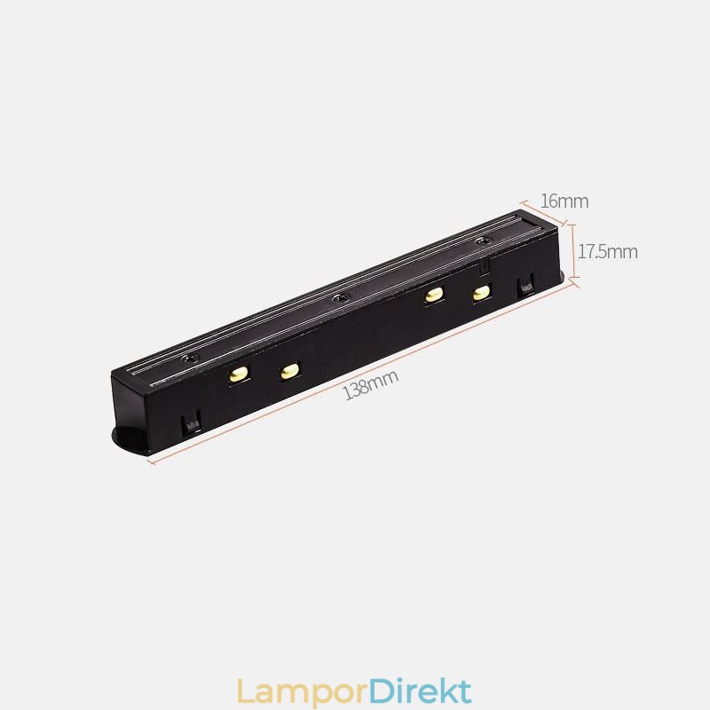 Infälld Spotlight Magnetic Track Light Dekorativ Light 6M 36V