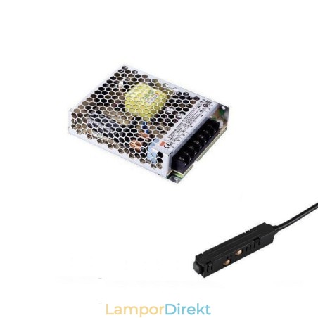 Track Light Driver 200W 36V Driver Strömförsörjning Med En Magnetisk Spårströmkontakt Track Light Driver 200W 36V Driver Strömförsörjning Med En Magnetisk Spårströmkontakt