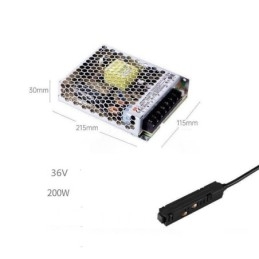 Track Light Driver 200W 36V Driver Strömförsörjning Med En Magnetisk Spårströmkontakt
