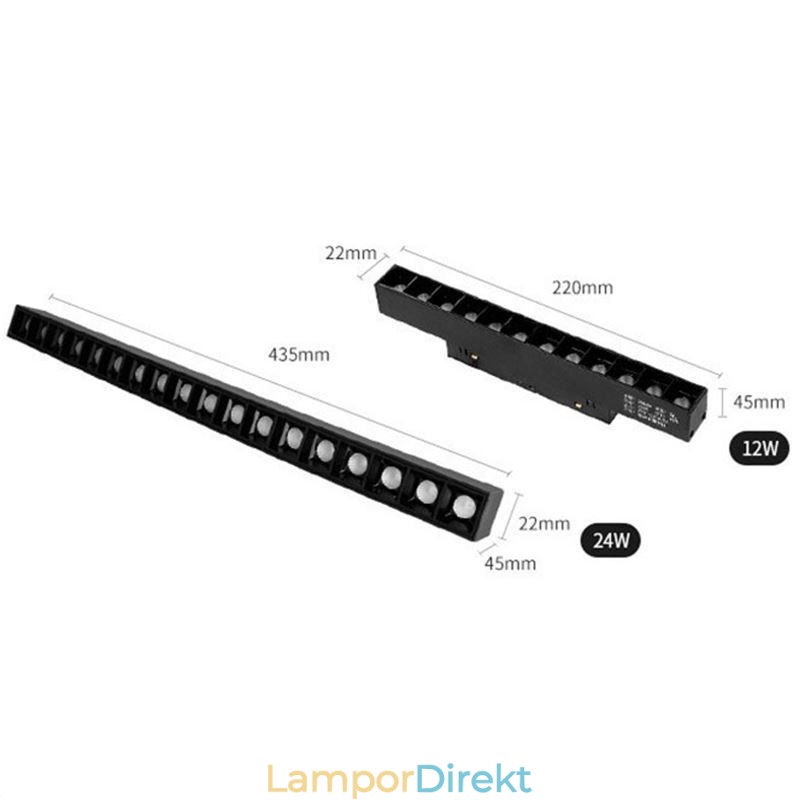 Infällt Spårgaller Spotlight Strip Spotlight Magnetisk Spårgaller Spotlight 36V