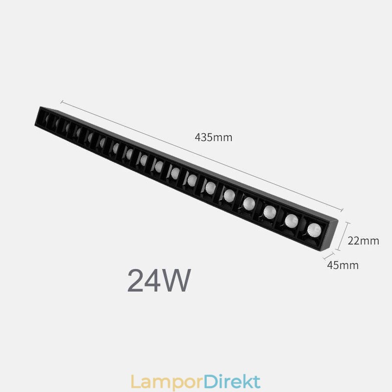 Infällt Spårgaller Spotlight Strip Spotlight Magnetisk Spårgaller Spotlight 36V