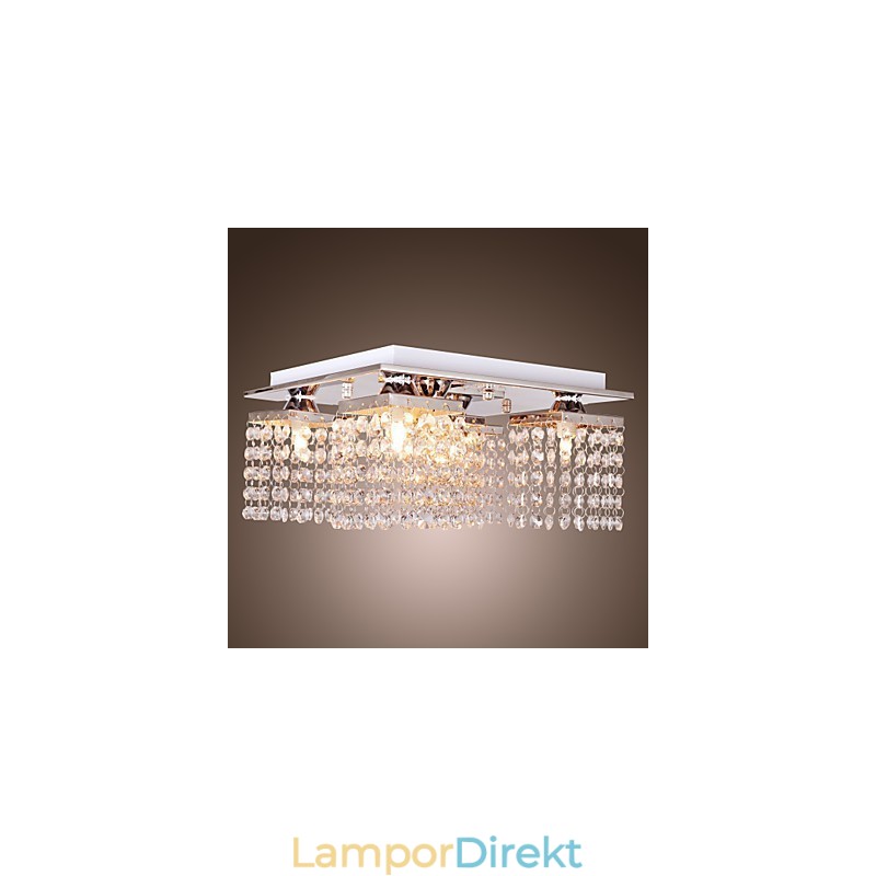 Taklampa Crystal Modern 5 Lampor