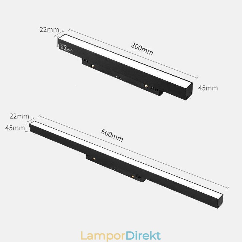 Track Linear Light Magnetic Recessed Spotlight Floodlight 36V