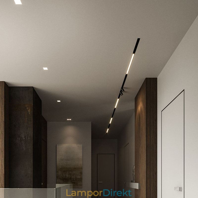 Track Linear Light Magnetic Recessed Spotlight Floodlight 36V