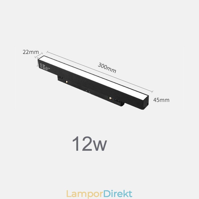 Track Linear Light Magnetic Recessed Spotlight Floodlight 36V