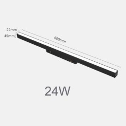 Track Linear Light Magnetic Recessed Spotlight Floodlight 36V