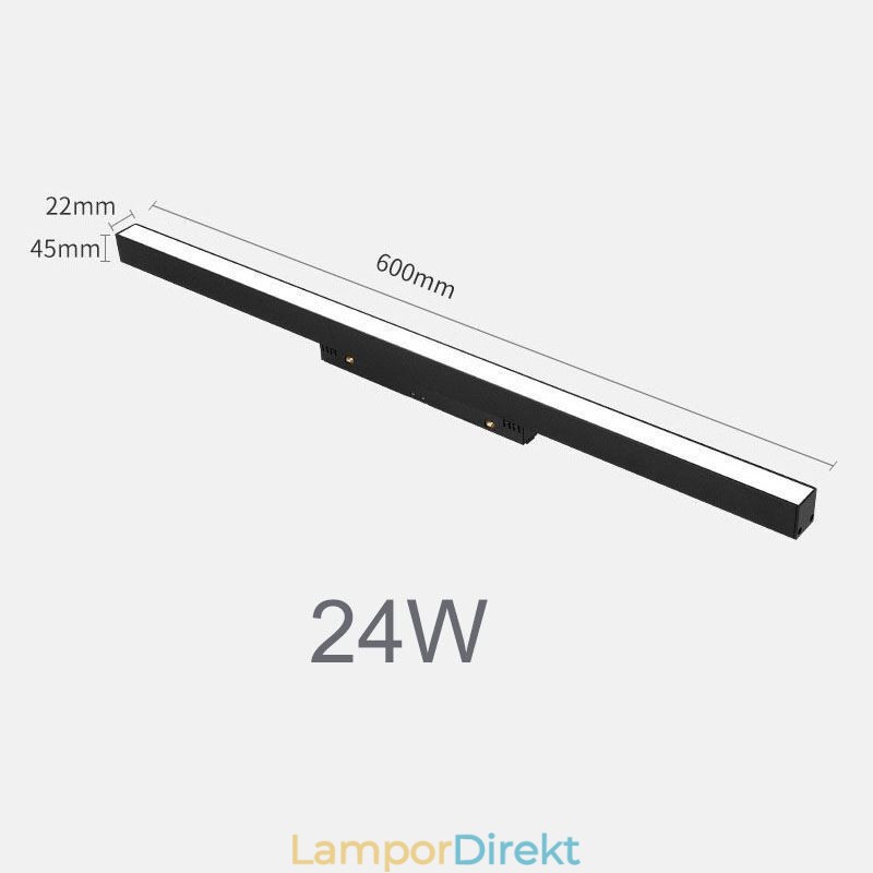 Track Linear Light Magnetic Recessed Spotlight Floodlight 36V