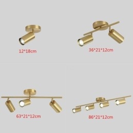 Nordic Brass Infälld Taklampa