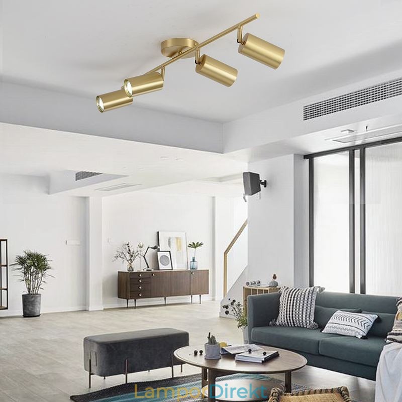 Nordic Brass Infälld Taklampa
