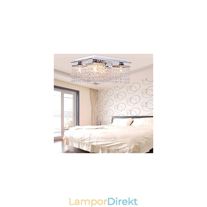 Taklampa Crystal Modern 5 Lampor