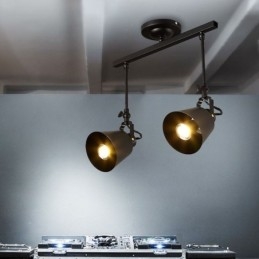 Rustik Iron Spotlight Countryside Vintage Taklampa