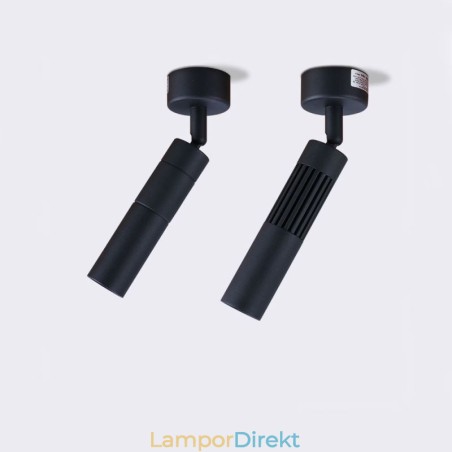 Roterbar Cob Spotlight Svart Takspotlight (Enkel Ljus) Roterbar Cob Spotlight Svart Takspotlight (Enkel Ljus)