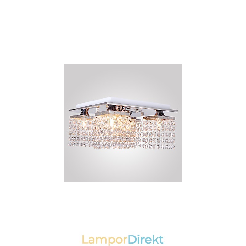 Taklampa Crystal Modern 5 Lampor