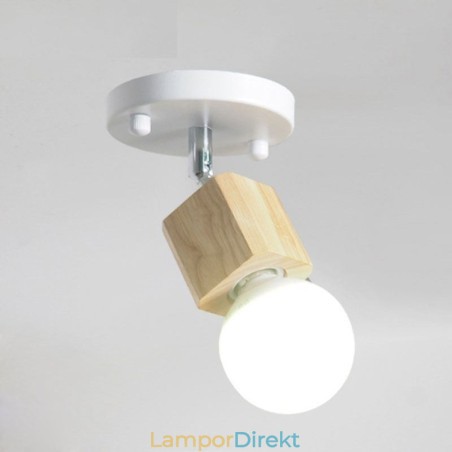 Enkel Mini Spotlight Modern Vit Taklampa (Single Light) Enkel Mini Spotlight Modern Vit Taklampa (Single Light)