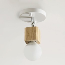 Enkel Mini Spotlight Modern Vit Taklampa (Single Light)