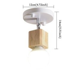 Enkel Mini Spotlight Modern Vit Taklampa (Single Light)