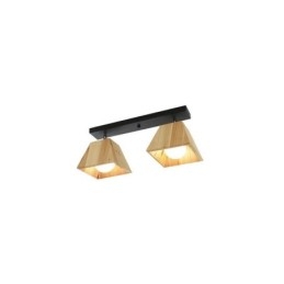Nordic Wooden Spotlight Fyra Prism Roterbar Tak Spotlight
